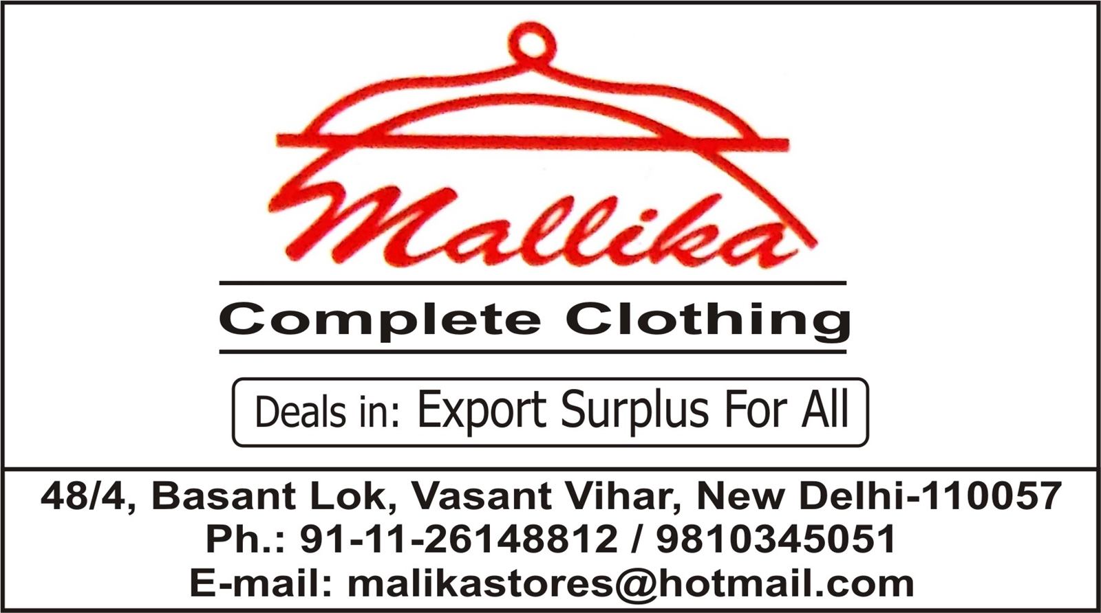 MALLIKA COMPLETE CLOTHING